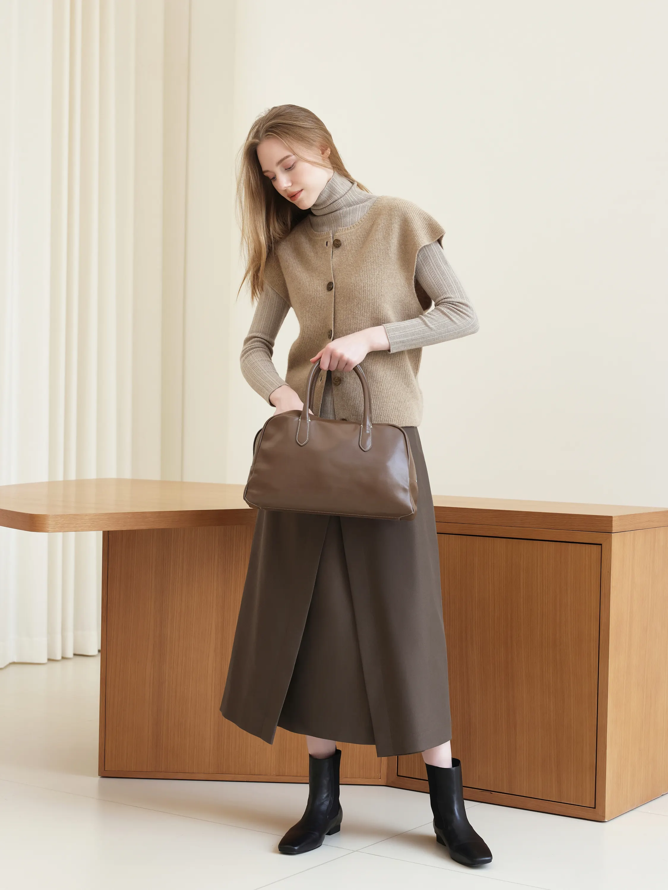 High Quali Camere Wool Sweater Vest round Ne Layering Iliesiswang Commute Sle Knitted Open Cardigan
High Quali Camere Wool Sweater Vest round Ne Layering Iliesiswang Commute Sle Knitted Open Cardigan