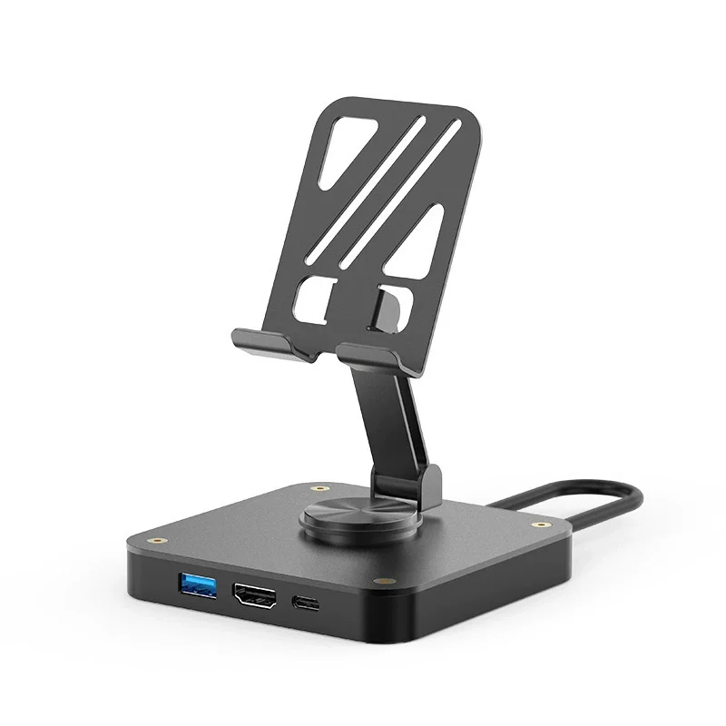 USB-C Docking Station For iPad Pro/Air/iPhone 15/Switch and Mac With Adjustable 4K 60Hz HDMI USB 2.0 Port And 100W PD Charging
USB-C Docking Station For iPad Pro/Air/iPhone 15/Switch and Mac With Adjustable 4K 60Hz HDMI USB 2.0 Port And 100W PD Charging
