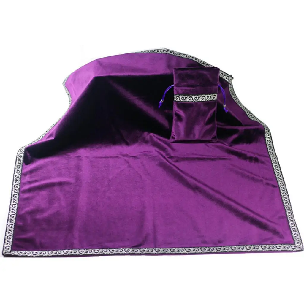 Velvet Tarot Table Cloth Tarot Cards Drawstring Bag Set for Card Reading and Spiritual Table Decor
Velvet Tarot Table Cloth Tarot Cards Drawstring Bag Set for Card Reading and Spiritual Table Decor