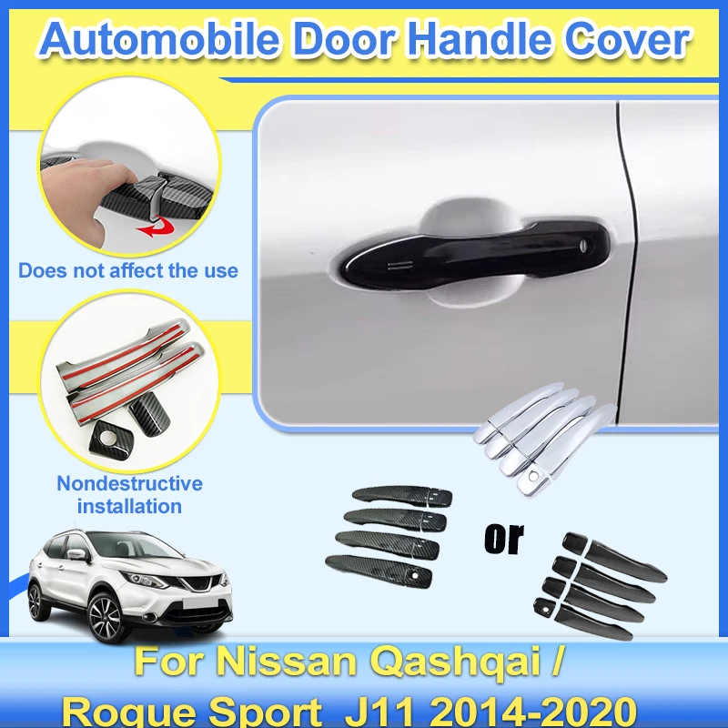 Auto Door Handle Cover For Nissan Qashqai J11 Accessories Rogue Sport MK2 2014-2020 Exterior Door Handle Covers Car Stickers
Auto Door Handle Cover For Nissan Qashqai J11 Accessories Rogue Sport MK2 2014-2020 Exterior Door Handle Covers Car Stickers