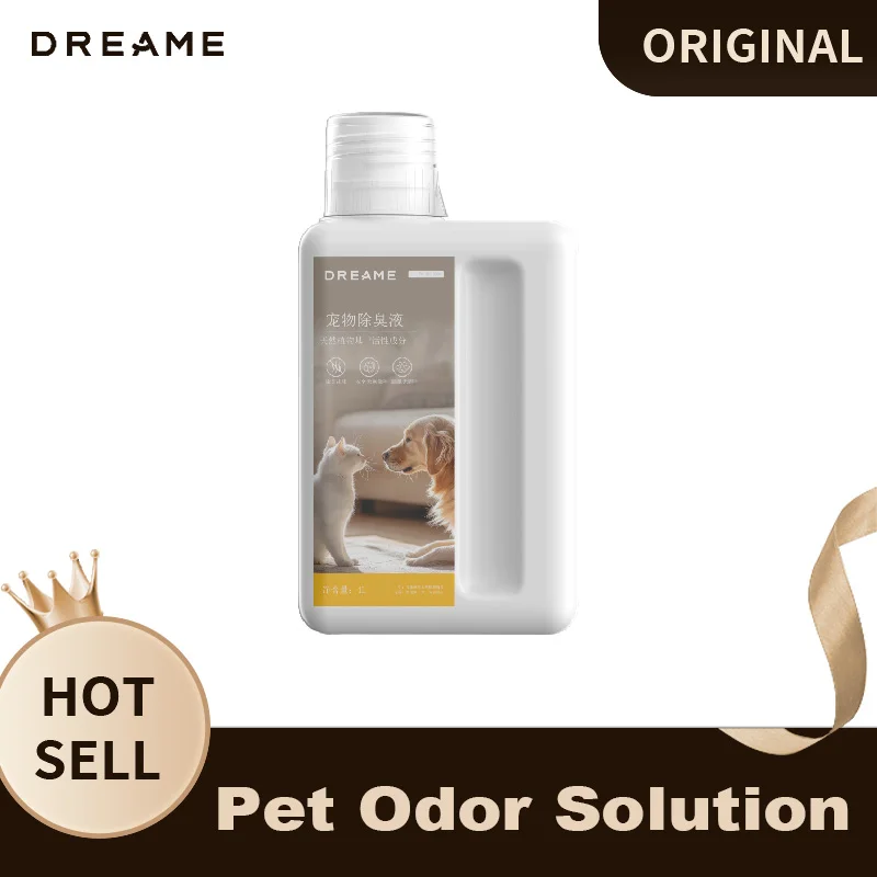 DREAME Robot Vacuum Cleaning Soluition, Pet Odor Solution, Safe and Gentle Natural Plant-Based Ingredients, 33.8 FL OZ(1L)
DREAME Robot Vacuum Cleaning Soluition, Pet Odor Solution, Safe and Gentle Natural Plant-Based Ingredients, 33.8 FL OZ(1L)