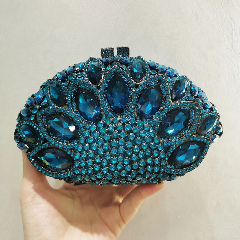 Темно-синие камни Minaudiere клатч серебряный кристалл вечерняя сумочка женская вечерняя сумка для выпускного вечера свадебные клатчи свадебный кошелек
Темно-синие камни Minaudiere клатч серебряный кристалл вечерняя сумочка женская вечерняя сумка для выпускного вечера свадебные клатчи свадебный кошелек