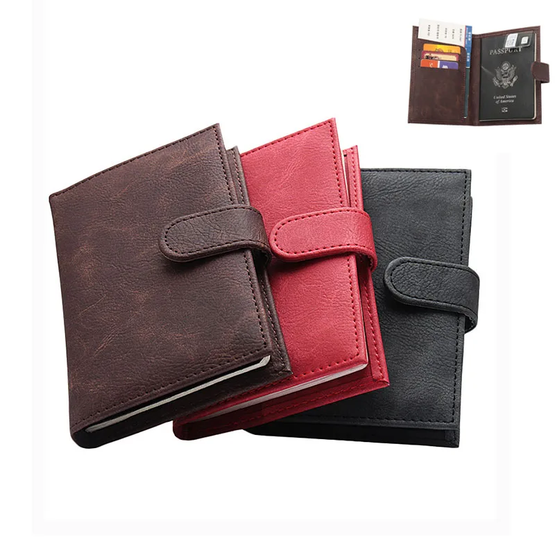 retro pu Leather Pattern Business Leather Passport Holder Passport Case Buckle Passport Covers Id Card Holder Travel Accessories
retro pu Leather Pattern Business Leather Passport Holder Passport Case Buckle Passport Covers Id Card Holder Travel Accessories