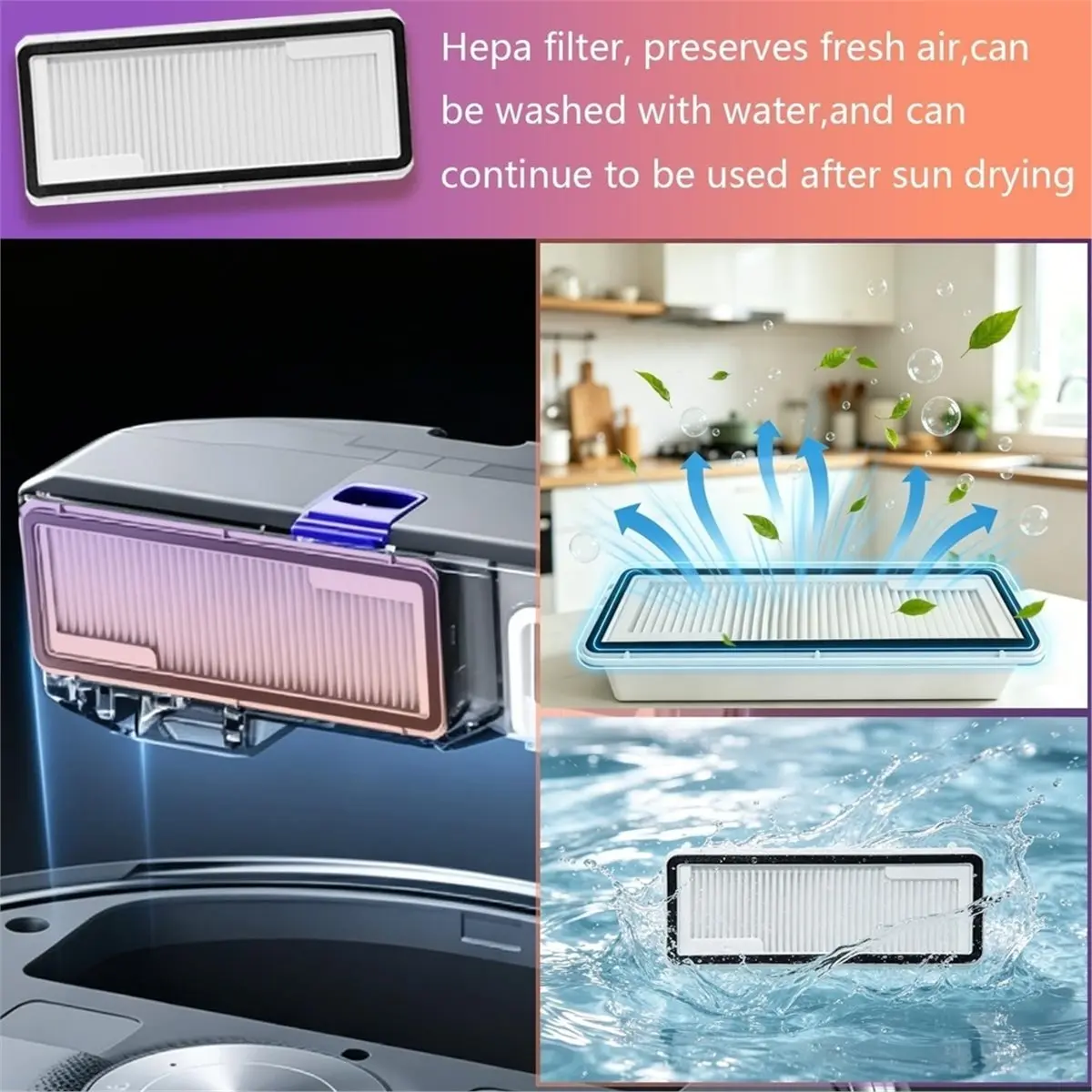 9 Packs Accessories Kit for 2 Robot Vacuum Cleaner Replacement Main Side Roller Brush Hepa Filters Dust Bin
9 Packs Accessories Kit for 2 Robot Vacuum Cleaner Replacement Main Side Roller Brush Hepa Filters Dust Bin