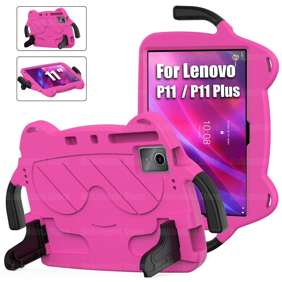 Kids Case for Lenovo Tab P11 Plus (11Inch) TB-J606 with Handle Drop-proof Bring Support Tablet Cover for Lenovo Tab P11 P11+ 11"
Kids Case for Lenovo Tab P11 Plus (11Inch) TB-J606 with Handle Drop-proof Bring Support Tablet Cover for Lenovo Tab P11 P11+ 11"