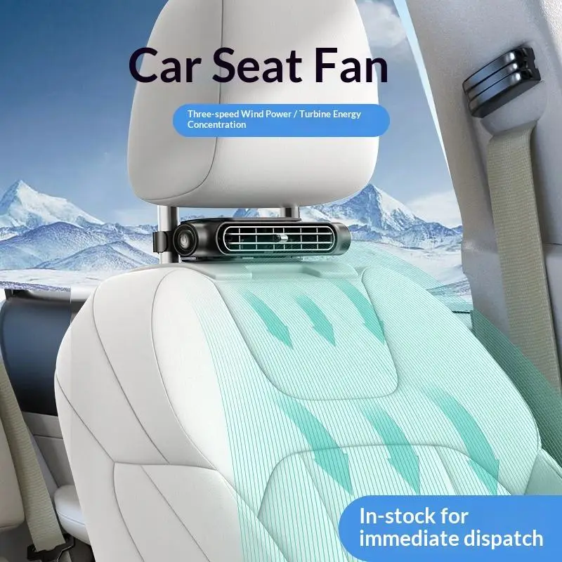 RV Interior Parts Portable Car Seat Fan 3 Speeds Adjustable Car Seat Headrest Fan USB Powered Car Neck Cooler for Front Rear
RV Interior Parts Portable Car Seat Fan 3 Speeds Adjustable Car Seat Headrest Fan USB Powered Car Neck Cooler for Front Rear