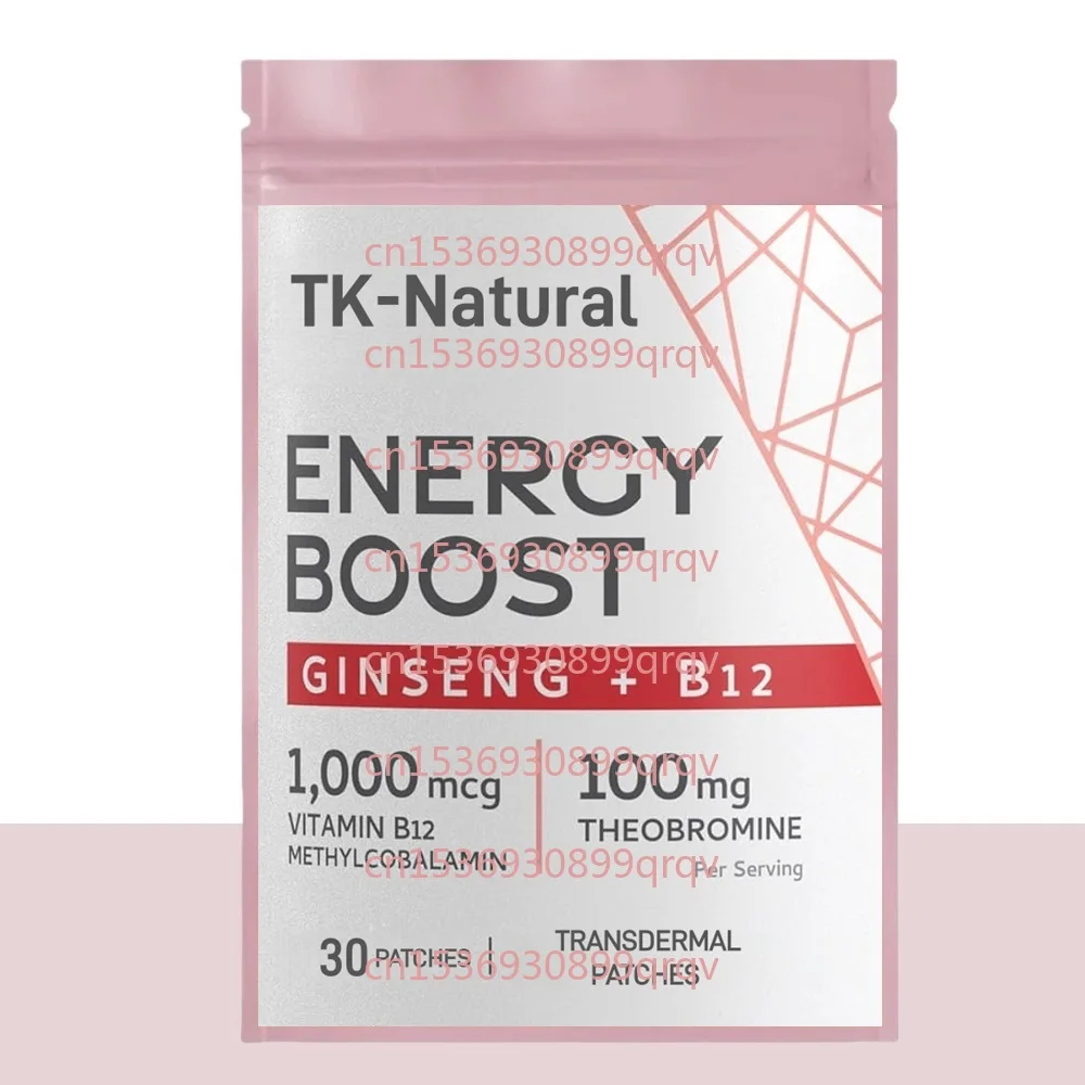 30 трансдермальных пластырей для повышения энергии с женьшенем и витамином B12, улучшающие физическую и умственную активность
30 трансдермальных пластырей для повышения энергии с женьшенем и витамином B12, улучшающие физическую и умственную активность