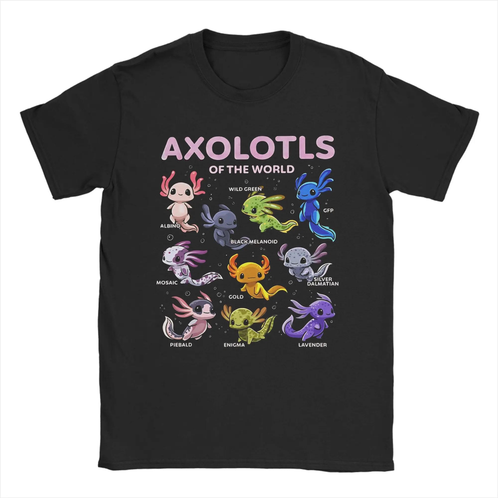 Men's Axolotls Of The World Funny Axolotl Kawaii T-Shirts Pure Cotton Clothing Summe T Shirt O Neck Tshirt Large Size
Men's Axolotls Of The World Funny Axolotl Kawaii T-Shirts Pure Cotton Clothing Summe T Shirt O Neck Tshirt Large Size