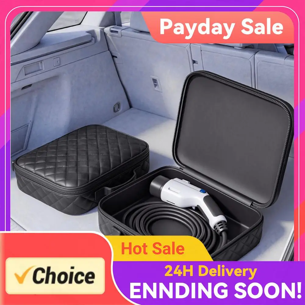 Electric Vehicle Charging Cable Bag Waterproof EV Charger Cable Storage Case for Electric Vehicle Garage Or Travel
Electric Vehicle Charging Cable Bag Waterproof EV Charger Cable Storage Case for Electric Vehicle Garage Or Travel
