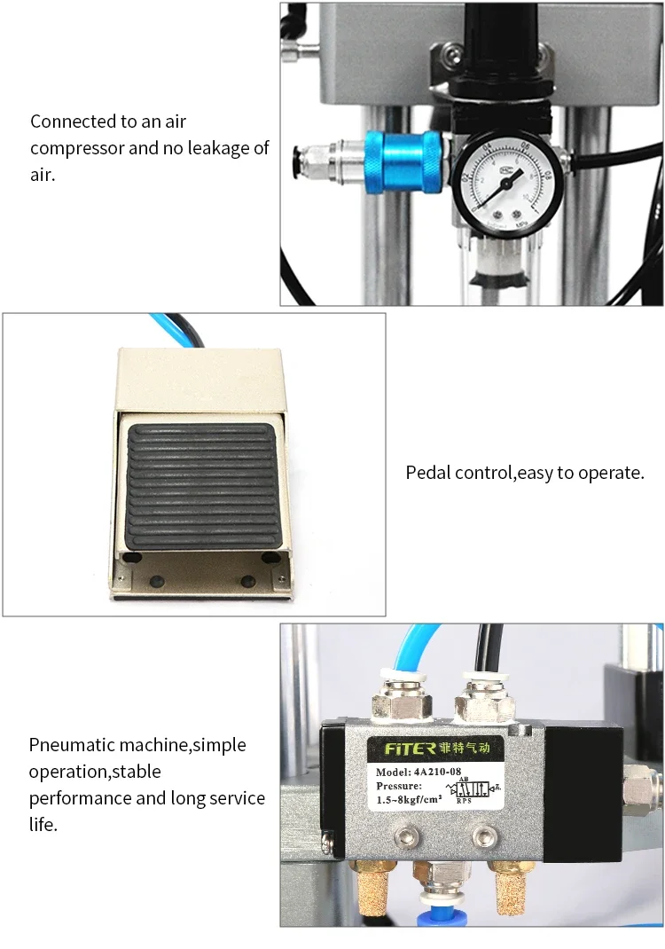 2025 Automatic Pneumatic Capping Machine - Perfume Glass Bottle Cap & Collar Press
2025 Automatic Pneumatic Capping Machine - Perfume Glass Bottle Cap & Collar Press