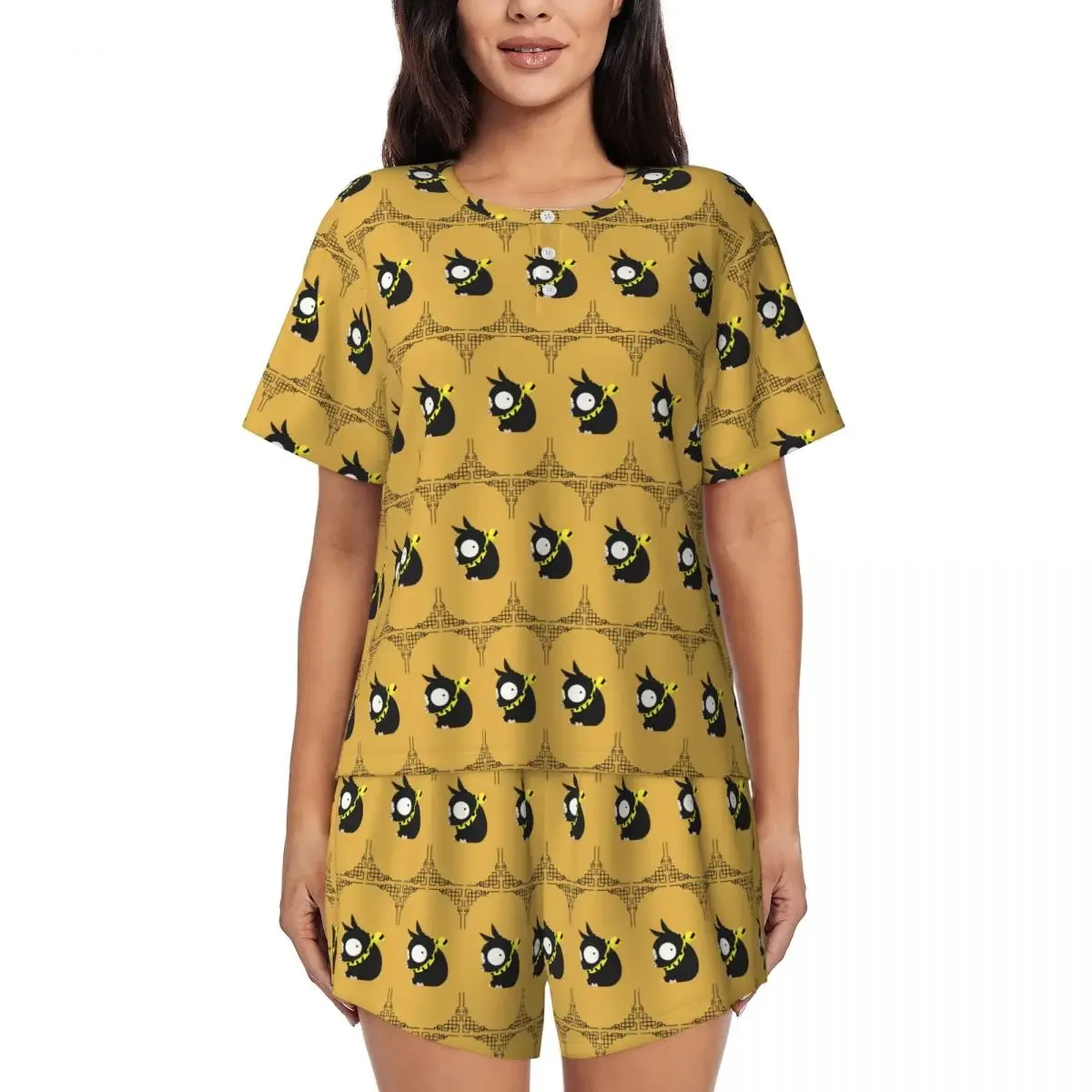 Kanji Ranma Anime Manga Round Neck Short Sleeves Nightdress for Sleeping Sleepshirts Women Loose Pajama Set Short Pants
Kanji Ranma Anime Manga Round Neck Short Sleeves Nightdress for Sleeping Sleepshirts Women Loose Pajama Set Short Pants