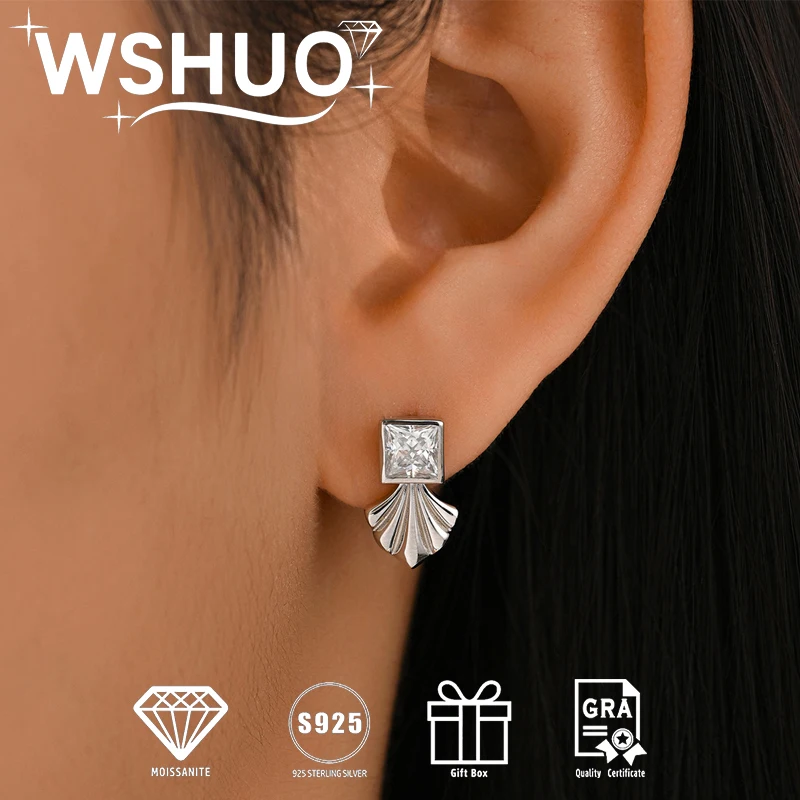 1.6cttws Princess Cut Moissanite Earrings Single Diamond Fan-Shaped Earrings 100% S925 Silver for Woman Fine Jewelry party Gifts
1.6cttws Princess Cut Moissanite Earrings Single Diamond Fan-Shaped Earrings 100% S925 Silver for Woman Fine Jewelry party Gifts