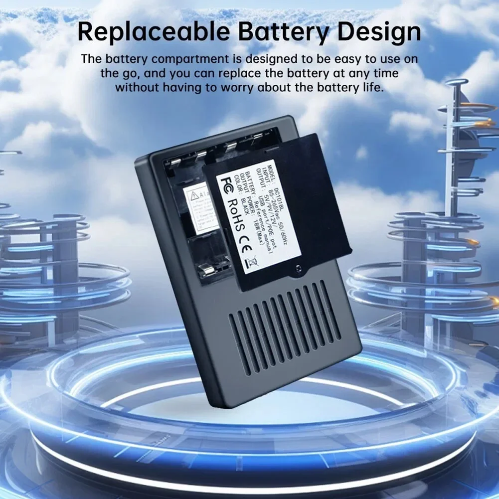 Battery Backup Power Router UPS For Home Office 5V 9V 12V Multi-voltage Output Built-in Smart Chip AC To DC Power Conversion
Battery Backup Power Router UPS For Home Office 5V 9V 12V Multi-voltage Output Built-in Smart Chip AC To DC Power Conversion