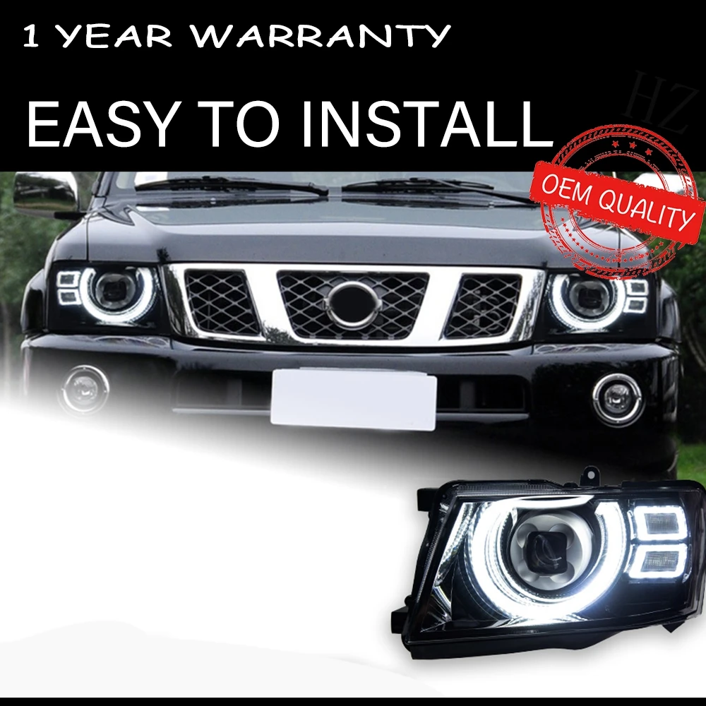 Фары для Nissan патруль Y61 2005-2022 светодиодный товары 12 В H7 светильник 2 шт. аксессуары для украшения автомобиля Y61 передняя фара
Фары для Nissan патруль Y61 2005-2022 светодиодный товары 12 В H7 светильник 2 шт. аксессуары для украшения автомобиля Y61 передняя фара