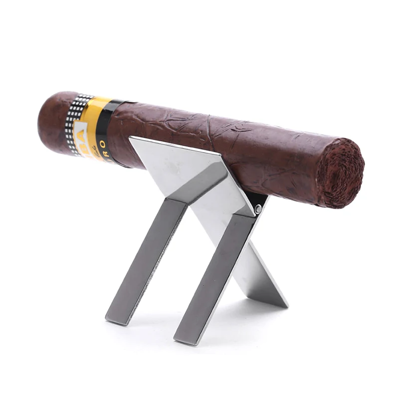 Mini Folding Cigar Rack Adjustable Stainless Steel Cigar Holder Ashtray Display Stand Smoking Accessories
Mini Folding Cigar Rack Adjustable Stainless Steel Cigar Holder Ashtray Display Stand Smoking Accessories