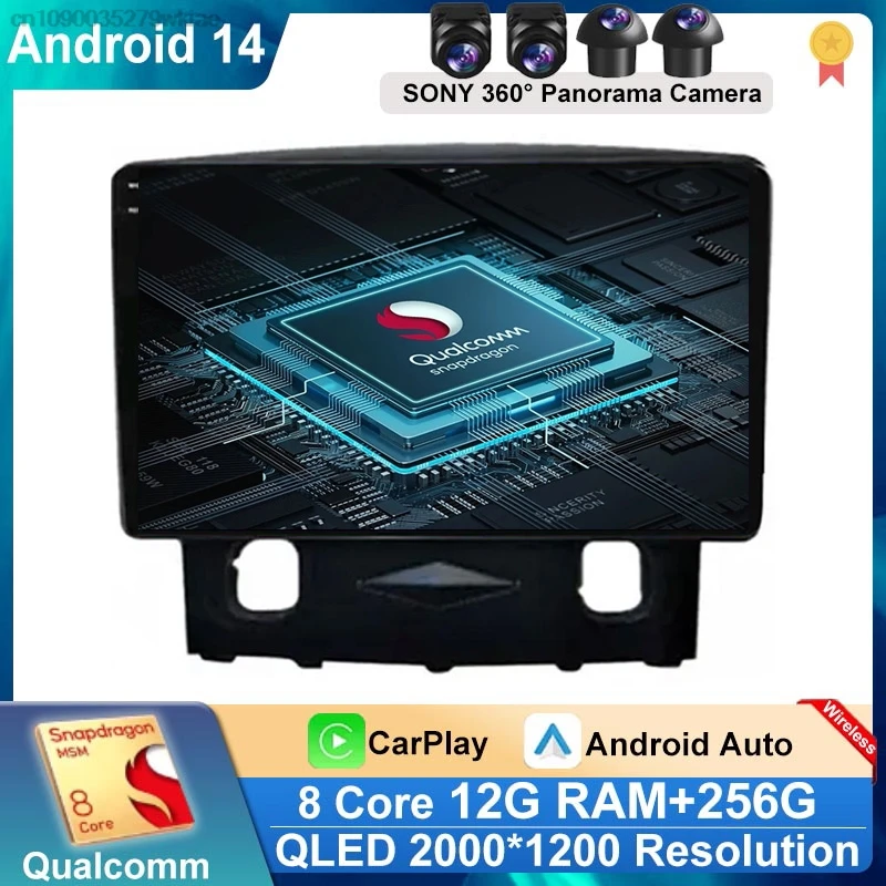 For Ford Kuga Escape C MAX 2008 2009 2010 Android 14 Autoradio QLED Car Radio Stereo Multimedia Player GPS Navigation
For Ford Kuga Escape C MAX 2008 2009 2010 Android 14 Autoradio QLED Car Radio Stereo Multimedia Player GPS Navigation