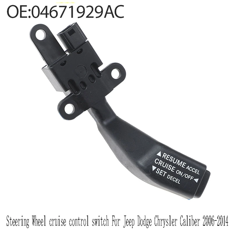 Переключатель круиз-контроля на руль 4671929AA для Jeep Dodge Chrysler Caliber 2006-2014
Переключатель круиз-контроля на руль 4671929AA для Jeep Dodge Chrysler Caliber 2006-2014