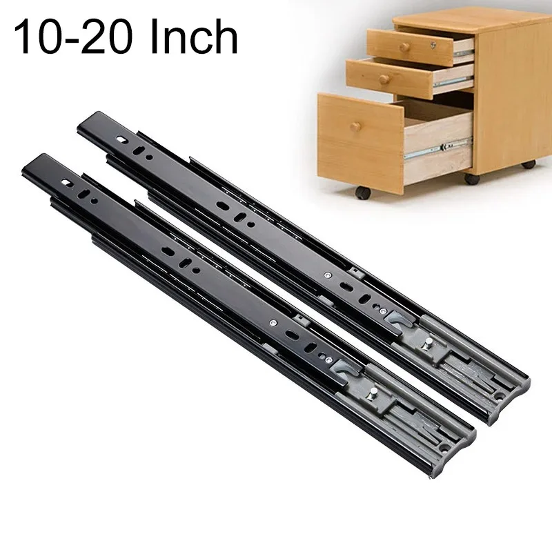 1 Pair Full Extension Drawer Slides 8 10 12 14 16 18 20 Inch 100 lb Load Capacity Side Mount Ball Bearing Rails Cabinet Dresser
1 Pair Full Extension Drawer Slides 8 10 12 14 16 18 20 Inch 100 lb Load Capacity Side Mount Ball Bearing Rails Cabinet Dresser