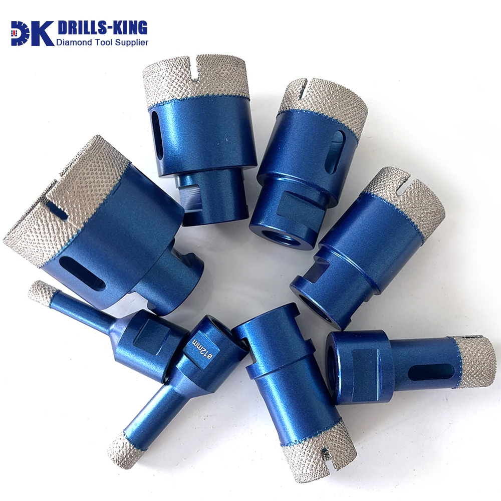 DRILLS-KING 1pc 6/8/10/20/35/40/50/68mm Diamond Drilling Bit M14 Thread Hole Saw For Porcelain Tile Granite Masonary
DRILLS-KING 1pc 6/8/10/20/35/40/50/68mm Diamond Drilling Bit M14 Thread Hole Saw For Porcelain Tile Granite Masonary