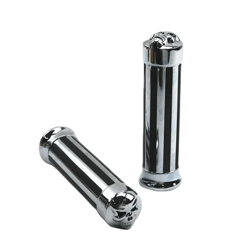 1" CHROME Skull HAND GRIPS for Harley Sportster Dyna Softail Touring Cruiser XL
1" CHROME Skull HAND GRIPS for Harley Sportster Dyna Softail Touring Cruiser XL