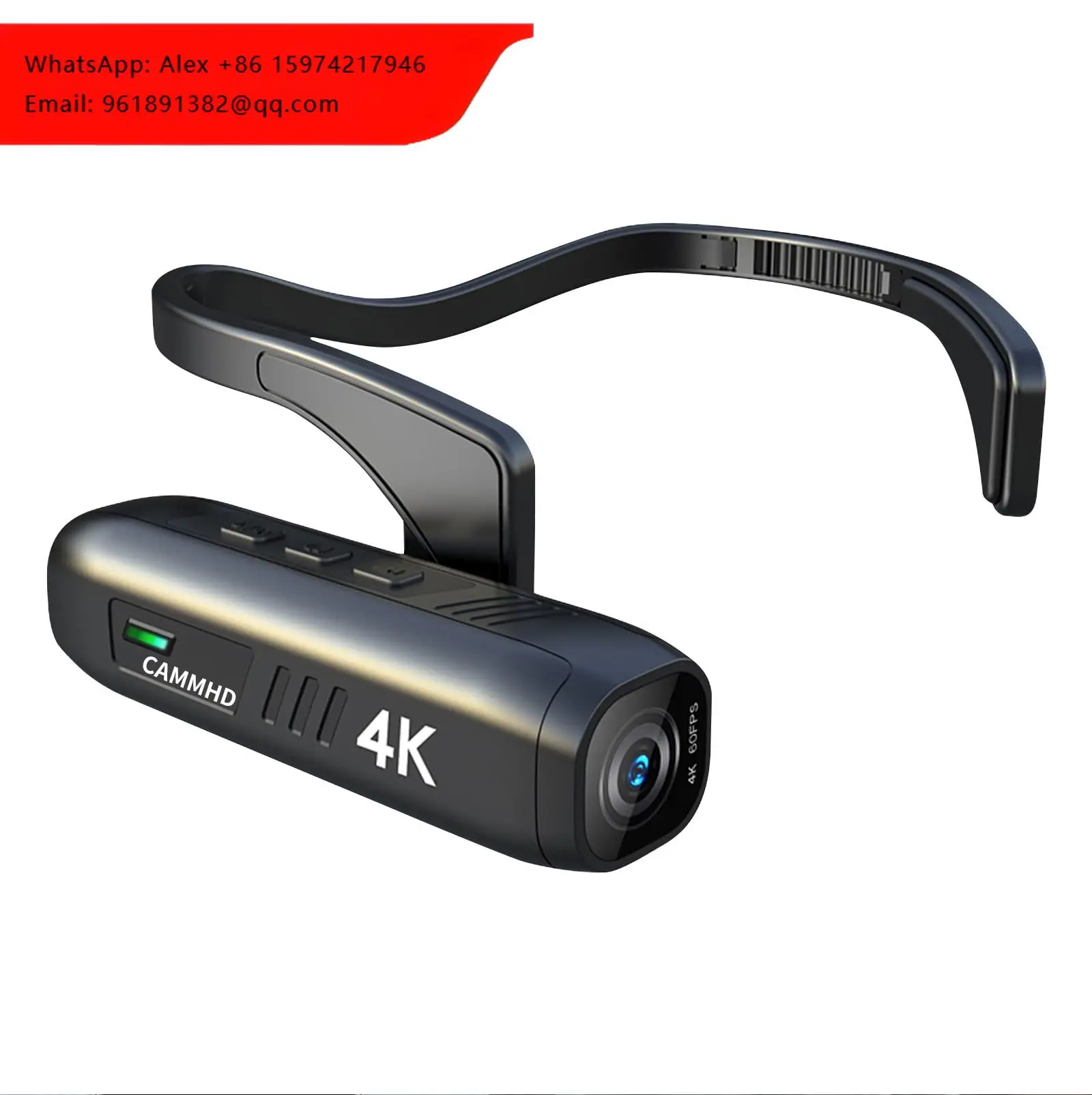 CAMMHD C2 4K Head Mounted Camera, Anti-Shake Video Cameras APP Control,2200mAh Battery Work 5-7Hrs For Home Travel Meeting
CAMMHD C2 4K Head Mounted Camera, Anti-Shake Video Cameras APP Control,2200mAh Battery Work 5-7Hrs For Home Travel Meeting