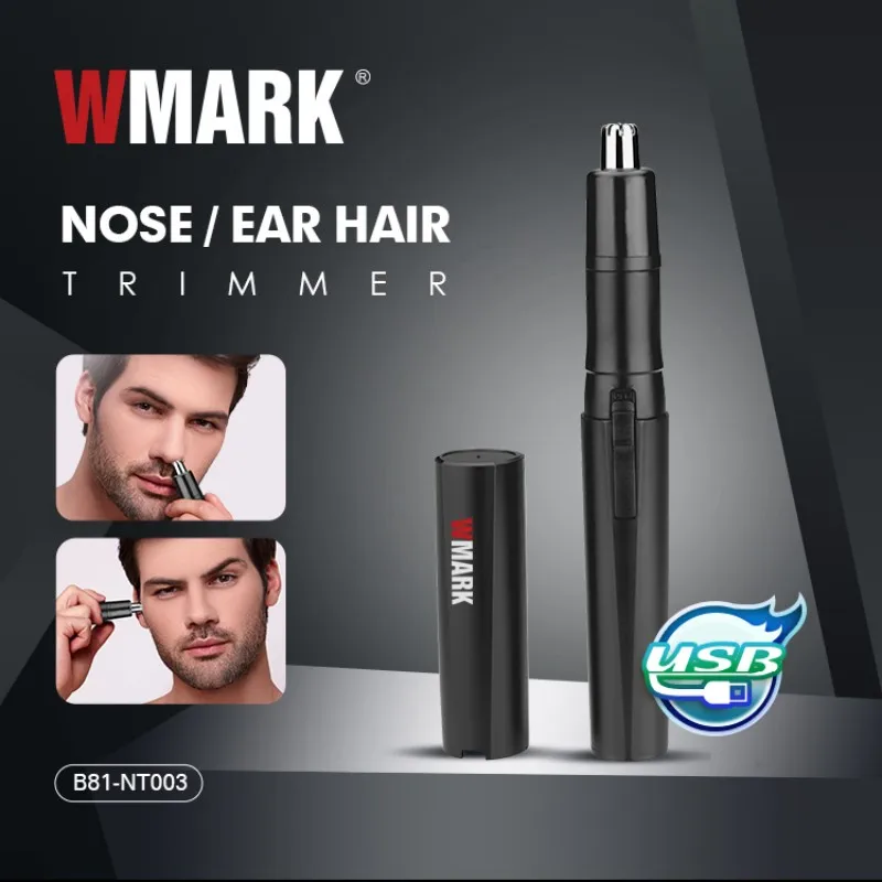 WMARK USB перезаряжаемая машинка для стрижки волос в носу 10000 об/мин острый и легкий Электрический триммер для волос в ушах и носу
WMARK USB перезаряжаемая машинка для стрижки волос в носу 10000 об/мин острый и легкий Электрический триммер для волос в ушах и носу