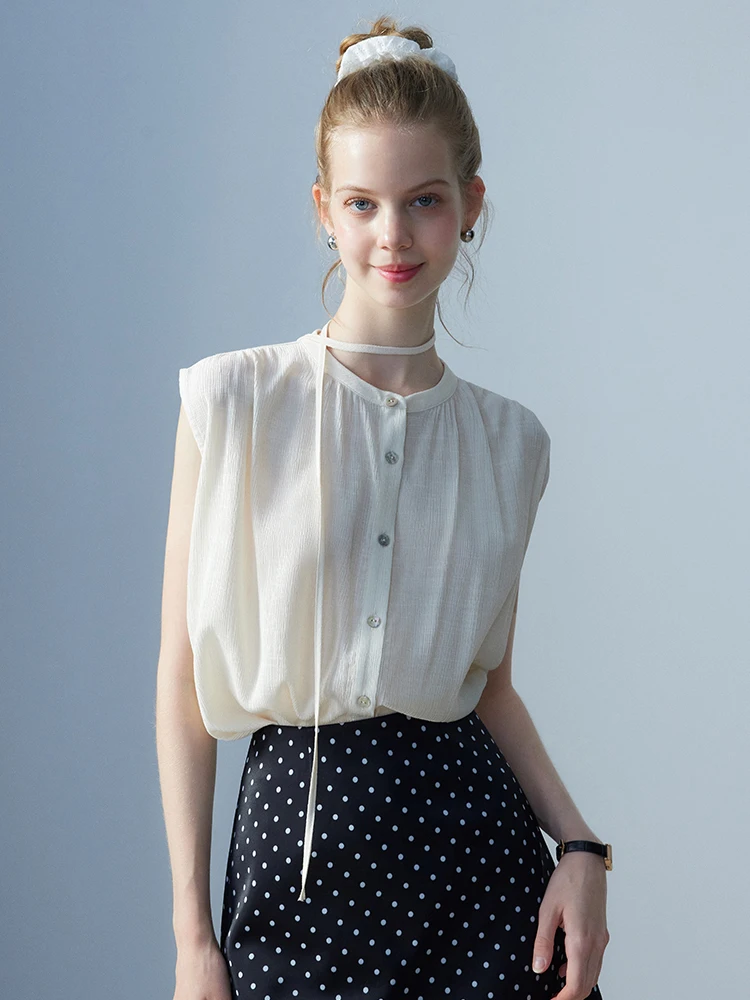 Eggka Бежевый Микро Полупрозрачная Текстура ell Button Свободный Svel irt Sle Vest Design Sensation Small ence Top
Eggka Бежевый Микро Полупрозрачная Текстура ell Button Свободный Svel irt Sle Vest Design Sensation Small ence Top