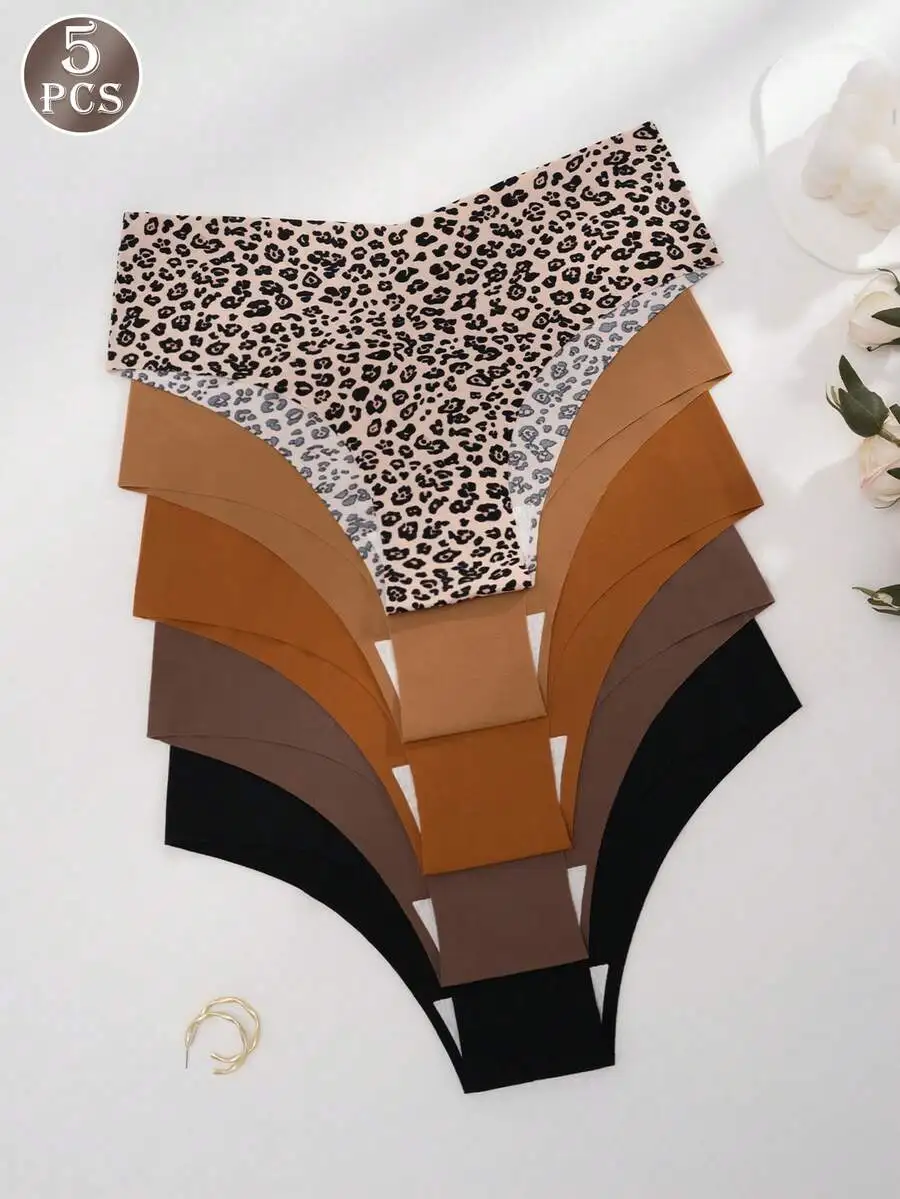 5 Pcs Women Seamless Low Rise Panties Comfortable Breathable Sport Underwear
5 Pcs Women Seamless Low Rise Panties Comfortable Breathable Sport Underwear