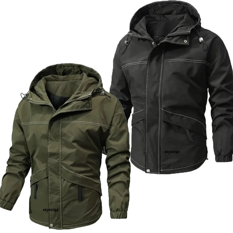 Men's Jacket New Tactical Man Jackets Coat Zipper Cargo Jackets Outdoor Hooded Outwear Windbreaker Tops 2024 Men Clothing blouse
Men's Jacket New Tactical Man Jackets Coat Zipper Cargo Jackets Outdoor Hooded Outwear Windbreaker Tops 2024 Men Clothing blouse