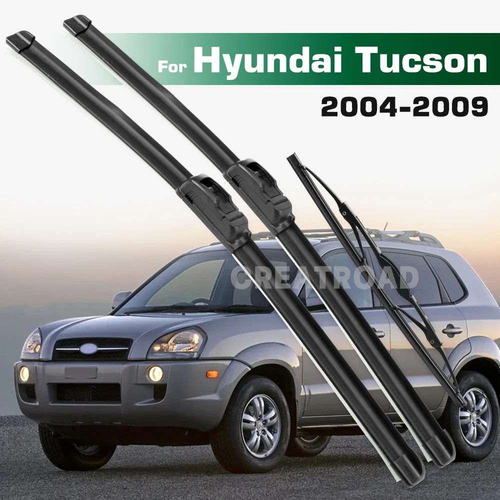 GREATROAD Wiper LHD&RHD Front & Rear Wiper Blades Set For Hyundai Tucson JM 2004 - 2009 Windshield Windscreen Window Brushes
GREATROAD Wiper LHD&RHD Front & Rear Wiper Blades Set For Hyundai Tucson JM 2004 - 2009 Windshield Windscreen Window Brushes