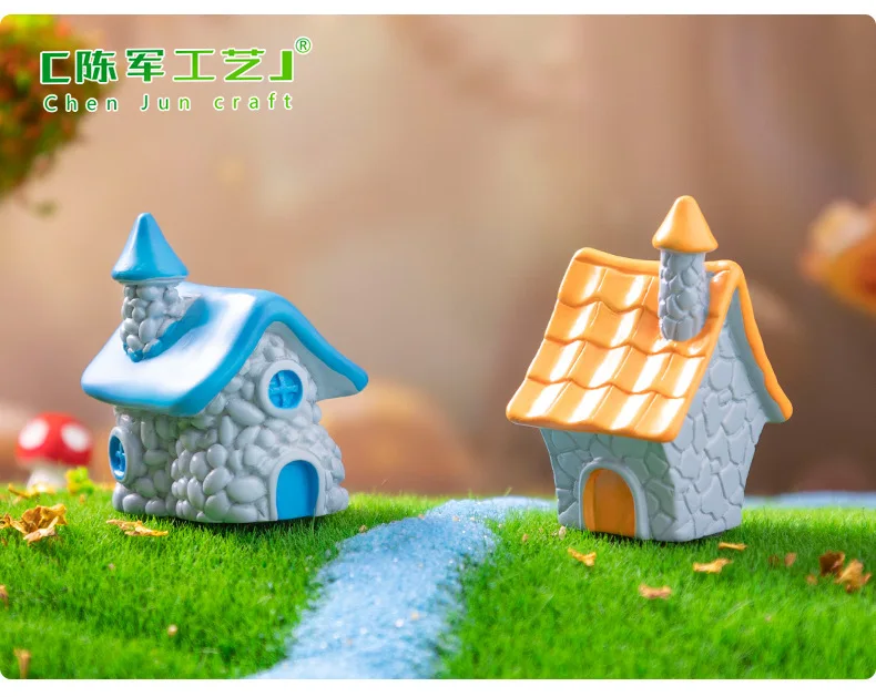 4pcs Miniature Fairy House: Vintage Resin Bonsai Ornament For Micro Landscape Garden Decor, Tiny House Statue For Terrarium Desk
4pcs Miniature Fairy House: Vintage Resin Bonsai Ornament For Micro Landscape Garden Decor, Tiny House Statue For Terrarium Desk