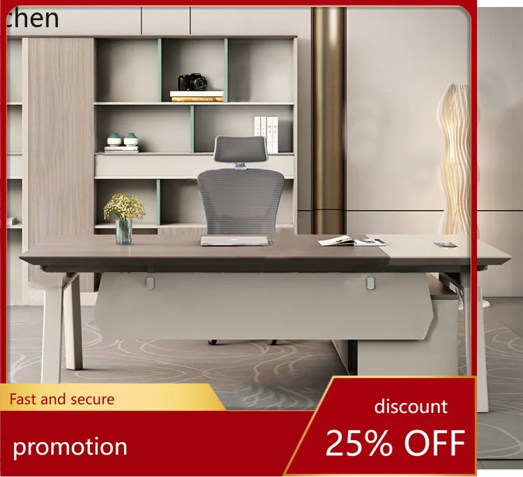 ZML Office Desk Simple Modern Executive Manager Desk Office Desk Set