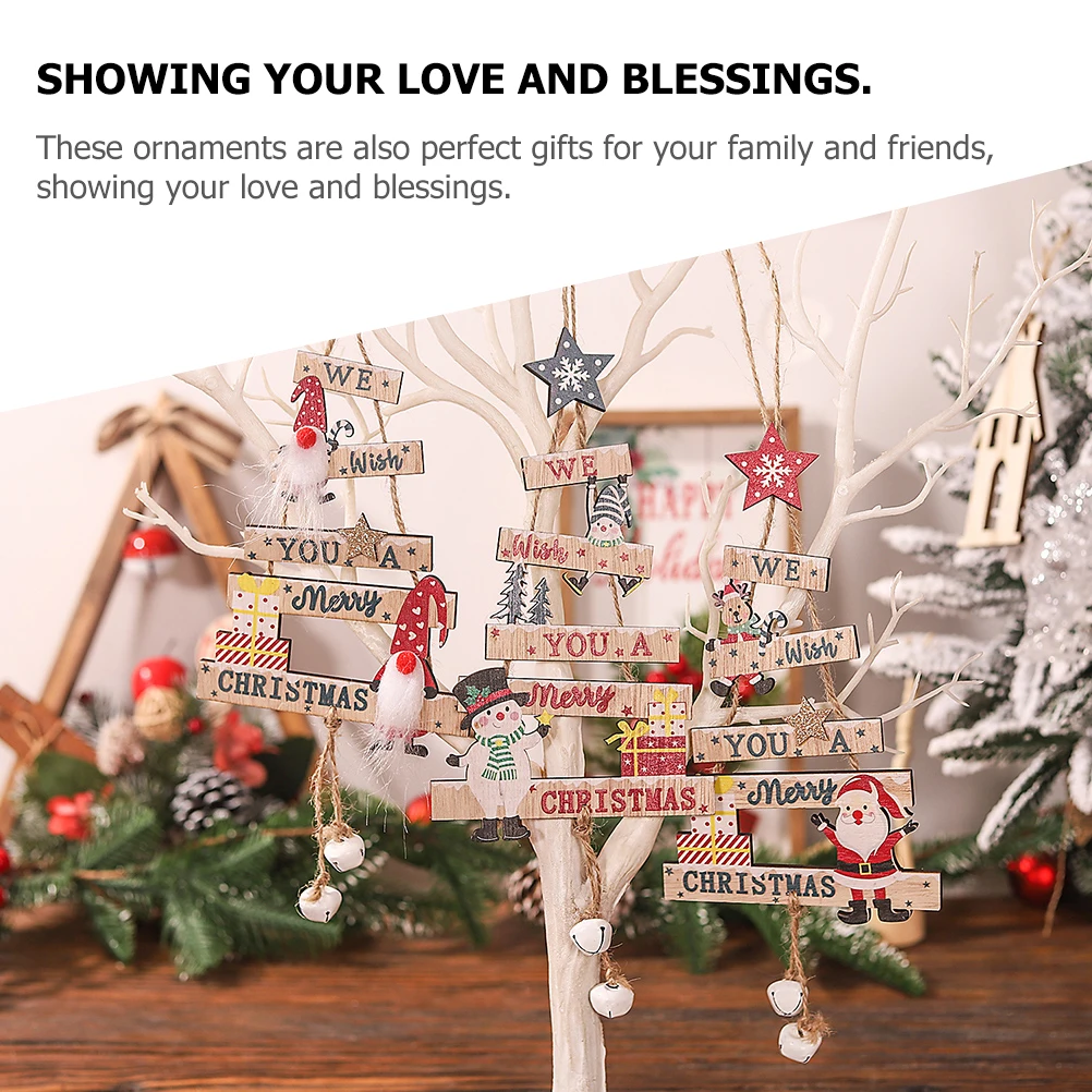 3pcs Christmas Santa Claus Ornaments Wood Xmas Tree Hanging Decorations Party Home Office Festive Pendant Gifts
3pcs Christmas Santa Claus Ornaments Wood Xmas Tree Hanging Decorations Party Home Office Festive Pendant Gifts