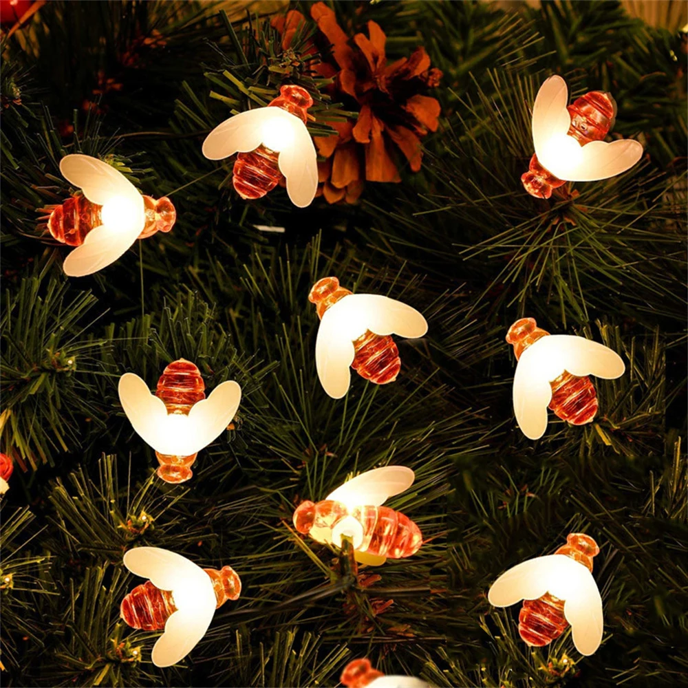 USB Powered Honey Bee led Fairy String Lights Waterproof Outdoor String Lights for Garden Patio Gate Yard Xmas Party Wedding
USB Powered Honey Bee led Fairy String Lights Waterproof Outdoor String Lights for Garden Patio Gate Yard Xmas Party Wedding