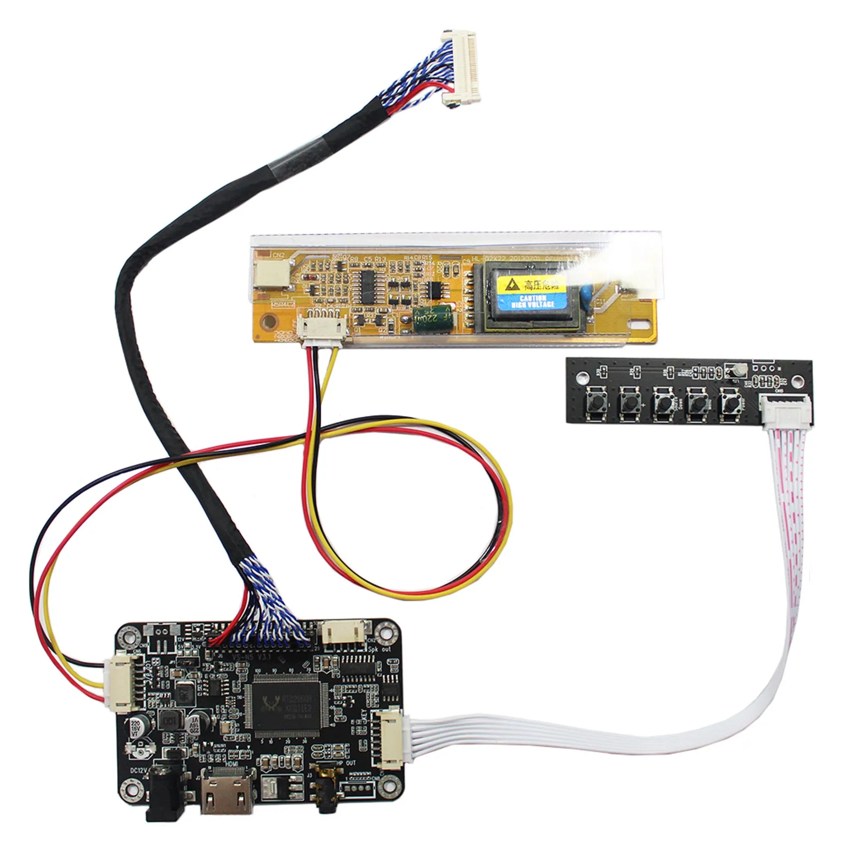 HD-MI LCD Cotnroller Board VS N5 V3 For 17 in LM171W02 TLB2 1440x900 LCD Screen
HD-MI LCD Cotnroller Board VS N5 V3 For 17 in LM171W02 TLB2 1440x900 LCD Screen