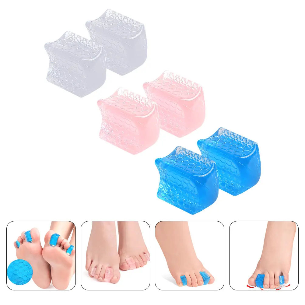 6pcs Toe Separators SEBS Material Bunions Overlapping Toe Varus Hallux Separator Stretcher Foot Care Tool
6pcs Toe Separators SEBS Material Bunions Overlapping Toe Varus Hallux Separator Stretcher Foot Care Tool