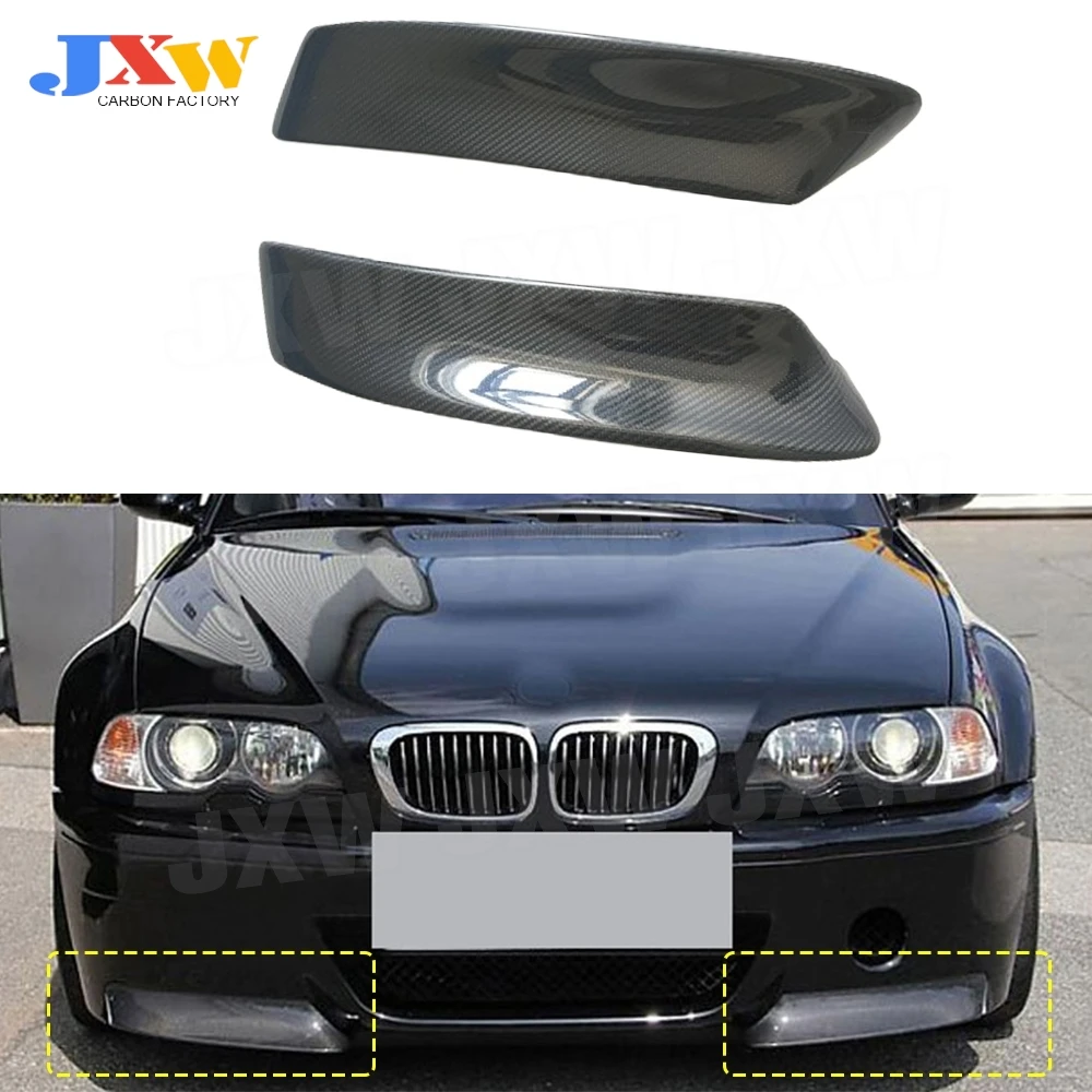 Carbon Fibe Car Front Bumper Lip Splitters Aprons Flaps For BMW 3 Series E46 M3 Coupe 1999-2006 Bumper Trims Spoiler FRP Kits
Carbon Fibe Car Front Bumper Lip Splitters Aprons Flaps For BMW 3 Series E46 M3 Coupe 1999-2006 Bumper Trims Spoiler FRP Kits