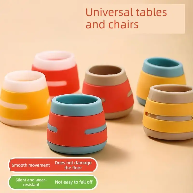 Thickened Silicone Chair Mat Universal Non-Slip Wear-Resistant Table Leg Covers Noise Reduction Versatile Desk Protection Covers
Thickened Silicone Chair Mat Universal Non-Slip Wear-Resistant Table Leg Covers Noise Reduction Versatile Desk Protection Covers