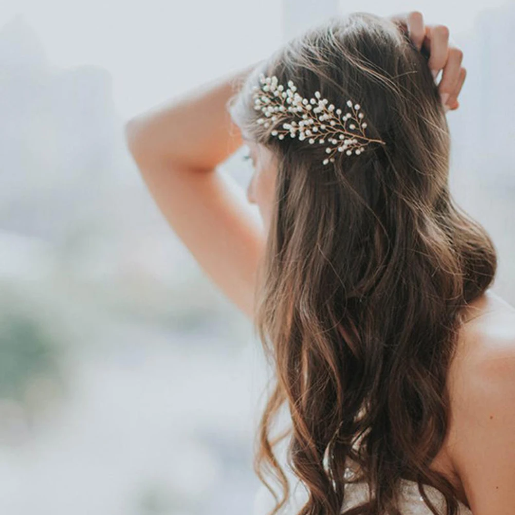 Pearls Headdress Comfortable Hair Accessories Women Wedding Bridal Hoop DIY Party Hairstyle Safe Copper Wire Durability
Pearls Headdress Comfortable Hair Accessories Women Wedding Bridal Hoop DIY Party Hairstyle Safe Copper Wire Durability