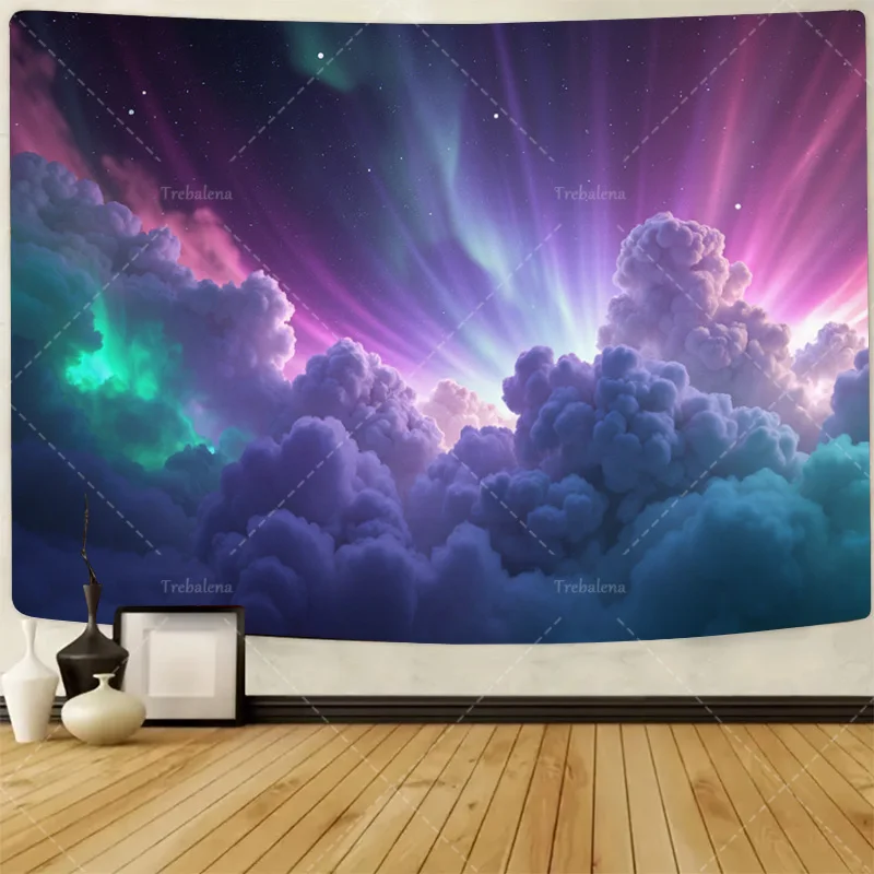 1 шт. настенный гобелен, яркий гобелен с облачным пейзажем Авроры-современный художественный настенный декор
1 шт. настенный гобелен, яркий гобелен с облачным пейзажем Авроры-современный художественный настенный декор