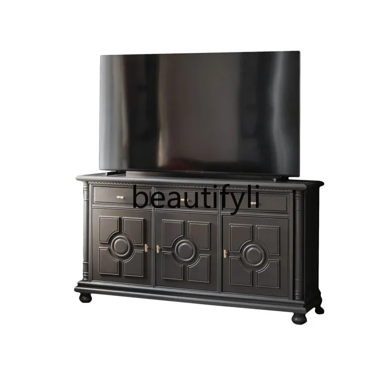 X11Retro solid wood TV cabinet, high-end living room wall locker, American country partition side cabinet
X11Retro solid wood TV cabinet, high-end living room wall locker, American country partition side cabinet