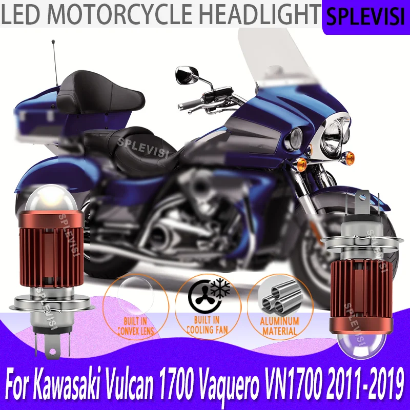 Active Cooling LED Headlight w/Fan for Motorcycles For Kawasaki Vulcan 1700 Vaquero VN1700 2011 2012 2013 2014 2015 2016-2019
Active Cooling LED Headlight w/Fan for Motorcycles For Kawasaki Vulcan 1700 Vaquero VN1700 2011 2012 2013 2014 2015 2016-2019