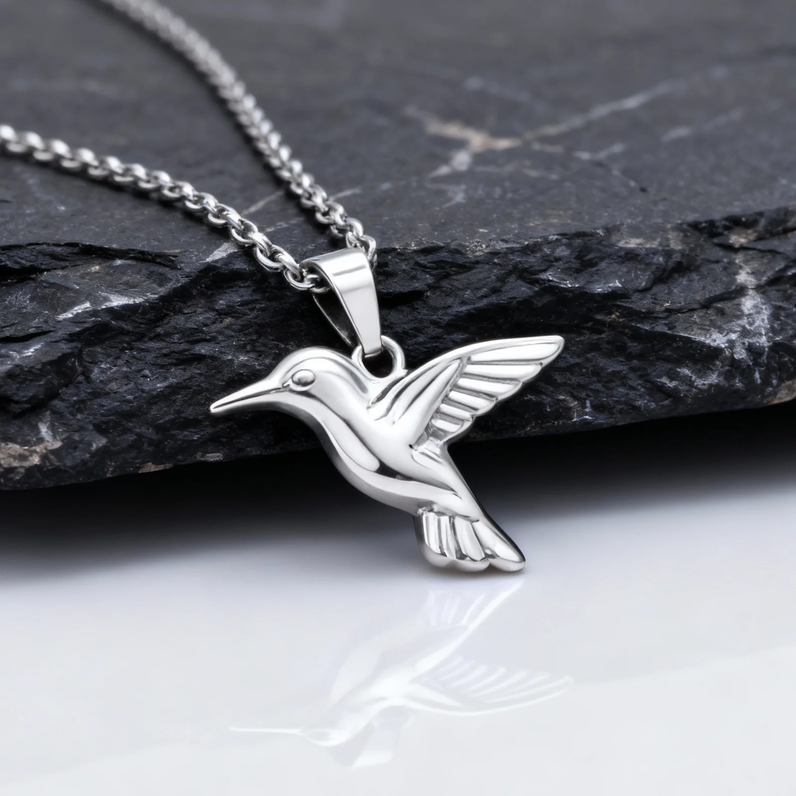 Stainless Steel Hummingbird Necklaces for Men,Silver Color Cute Eagle Phoenix Swallow Birds Collars,Animal Necklace Gift
Stainless Steel Hummingbird Necklaces for Men,Silver Color Cute Eagle Phoenix Swallow Birds Collars,Animal Necklace Gift