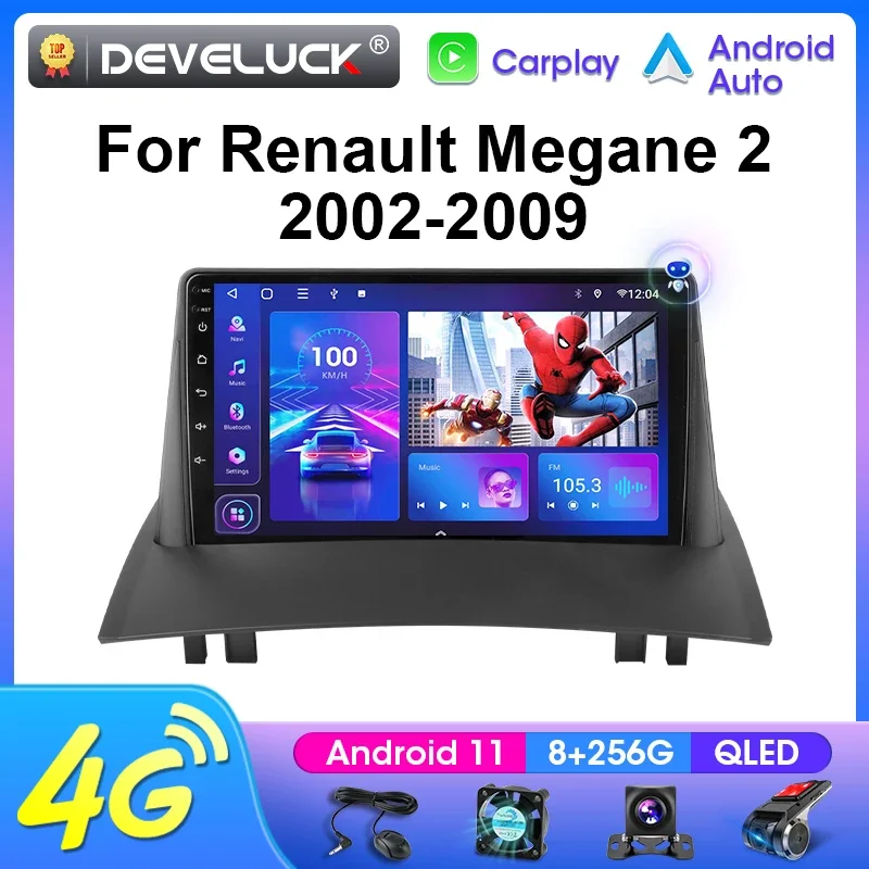 2 Din Android 12 Car Radio For Renault Megane 2 2002-2009 Multimedia Video Player Navigation GPS Stereo Screen Carplay Autoradio
2 Din Android 12 Car Radio For Renault Megane 2 2002-2009 Multimedia Video Player Navigation GPS Stereo Screen Carplay Autoradio