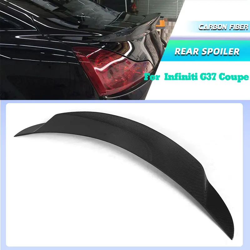 Carbon Fiber Car Rear Trunk Spoiler Wings for Infiniti G37 Coupe 2009-2013 Racing Rear Spoiler Boot Trunk Wing Lip Body Kit
Carbon Fiber Car Rear Trunk Spoiler Wings for Infiniti G37 Coupe 2009-2013 Racing Rear Spoiler Boot Trunk Wing Lip Body Kit