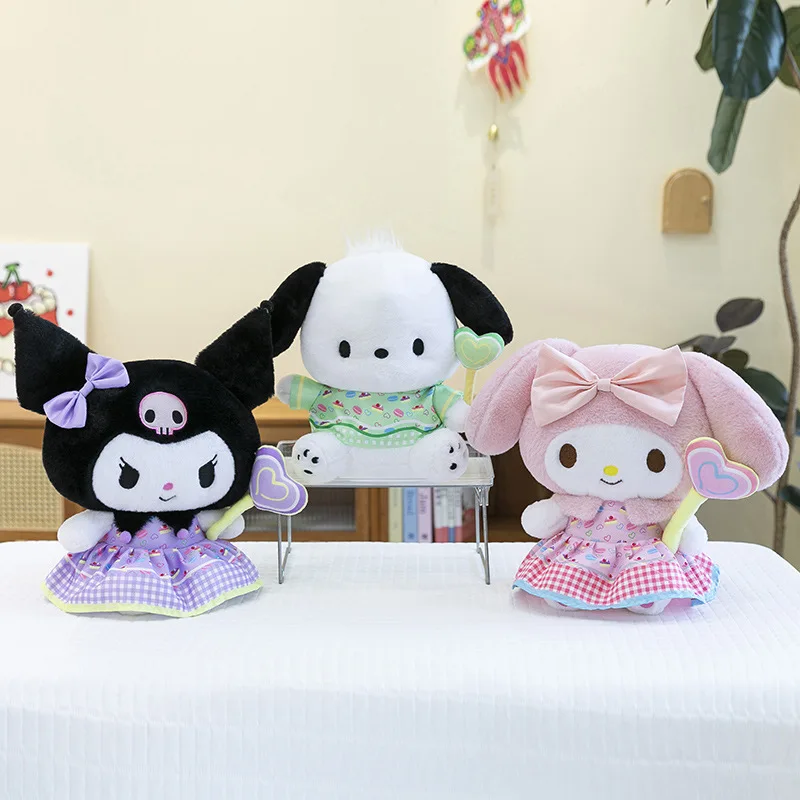 40CM Animation Sanrio My Melody Kuromi Pachacco Cartoon Plush Doll PP Cotton Stuffed Doll Kawaii Sofa Ornament Holiday Gift
40CM Animation Sanrio My Melody Kuromi Pachacco Cartoon Plush Doll PP Cotton Stuffed Doll Kawaii Sofa Ornament Holiday Gift