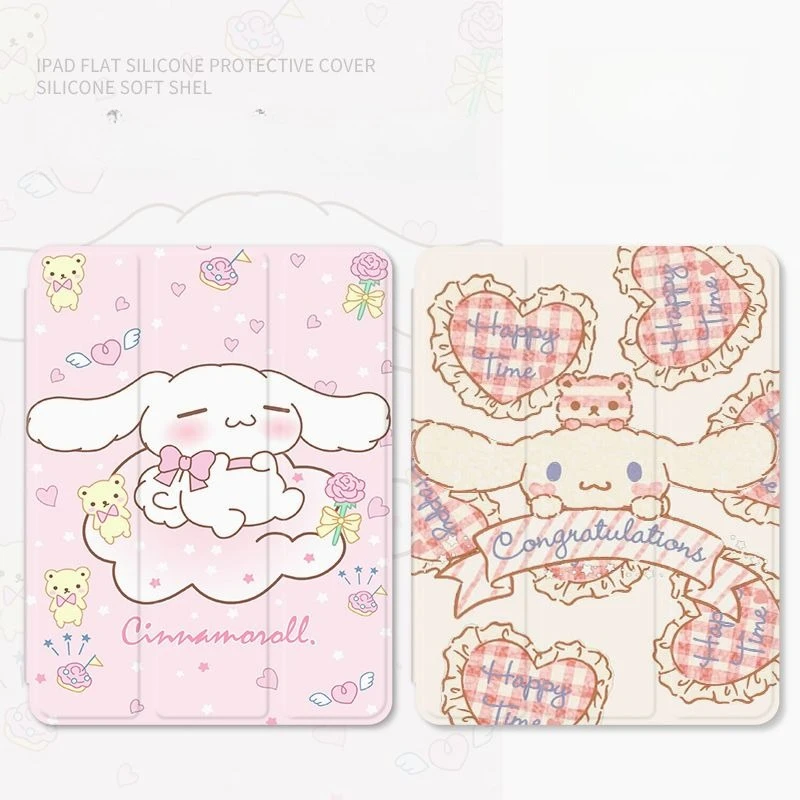 Sanrio Cinnamoroll IPad11 Protective Case Three-fold Air6 Tablet Case Cute Cartoon Hot Selling Fashion Exquisite Birthday Gift
Sanrio Cinnamoroll IPad11 Protective Case Three-fold Air6 Tablet Case Cute Cartoon Hot Selling Fashion Exquisite Birthday Gift