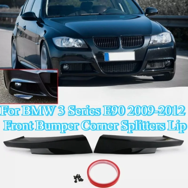 For BMW 3 Series E90 2009-2012 Front Bumper Corner Splitters Lip Spoiler Aero Kit Body Trim Cover PP Plastic Painted/Unpainted
For BMW 3 Series E90 2009-2012 Front Bumper Corner Splitters Lip Spoiler Aero Kit Body Trim Cover PP Plastic Painted/Unpainted