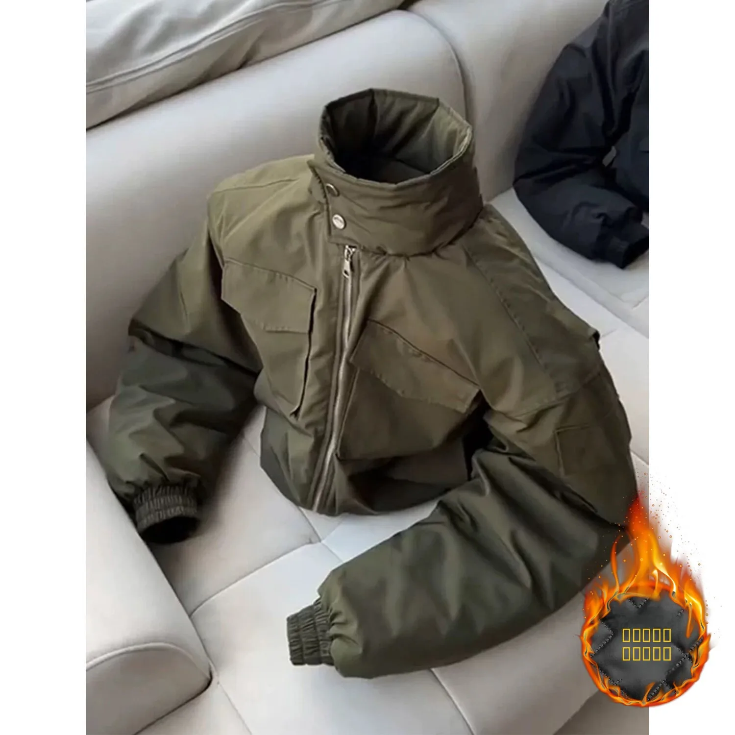 Мужская зимняя утепленная куртка-харрингтон в американском ретро-стиле, хлопковая, с воротником-стойкой, для пилотов
Мужская зимняя утепленная куртка-харрингтон в американском ретро-стиле, хлопковая, с воротником-стойкой, для пилотов