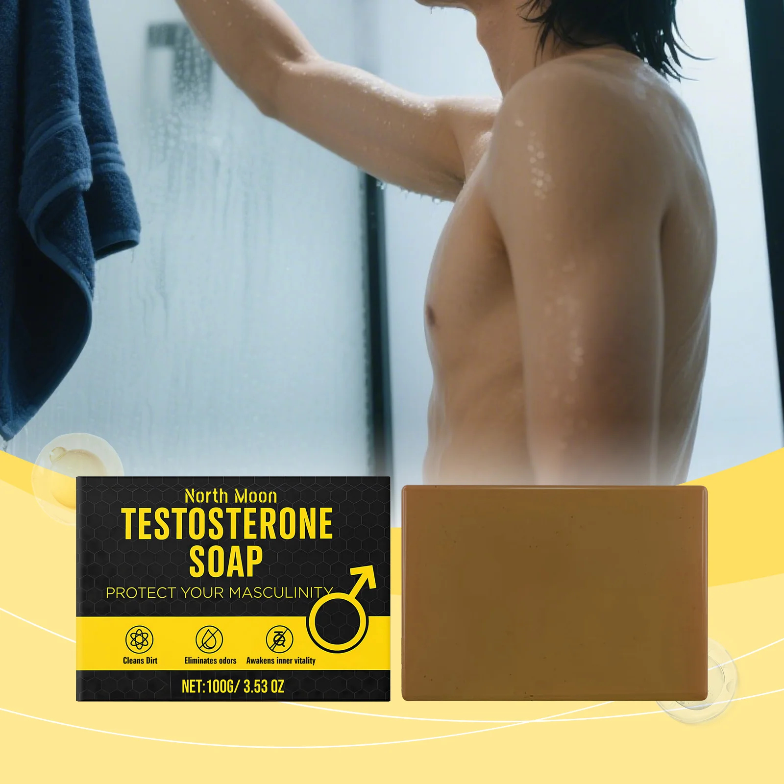 Энергетическое питательное мыло для мужчин — увлажнение и нежное очищение, мыло для тела поддерживает мягкую, гладкую текстуру кожи.
Энергетическое питательное мыло для мужчин — увлажнение и нежное очищение, мыло для тела поддерживает мягкую, гладкую текстуру кожи.